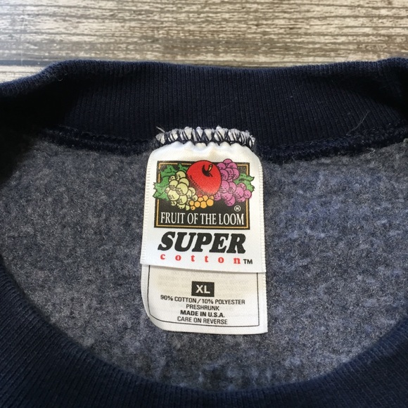Vtg Fruit Of The Loom Williamette University Law School Sweatshirt Men’s XL Blue - Picture 7 of 7
